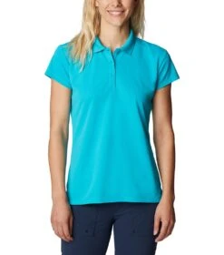 Columbia PFG Innisfree S/S Polo - Womens Ocean Teal