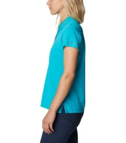 Columbia PFG Innisfree S/S Polo - Womens Ocean Teal -Columbia Sale Store 1695227536 FL6087 444 3