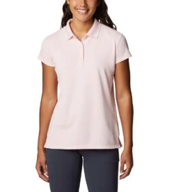 Columbia PFG Innisfree S/S Polo - Womens Satin Pink