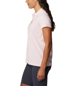 Columbia PFG Innisfree S/S Polo - Womens Satin Pink -Columbia Sale Store 1695227539 FL6087 608 3