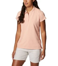Columbia PFG Innisfree S/S Polo - Womens Light Coral -Columbia Sale Store 1695227543 FL6087 848 5