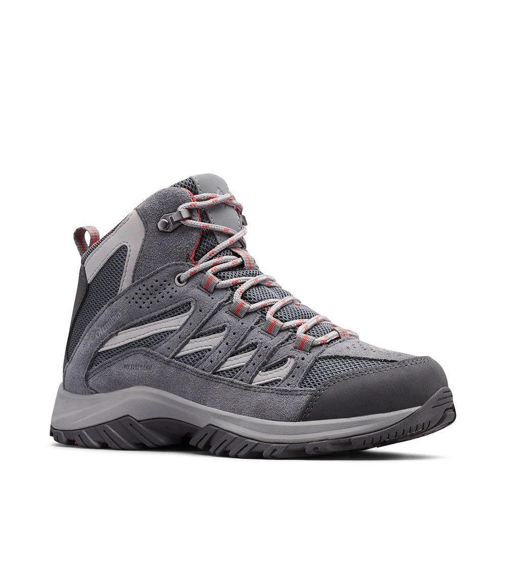 Columbia Crestwood Waterproof Mid Hiking Boots - Womens Graphite / Daredevil 2 Columbia Crestwood Waterproof Mid Hiking Boots - Womens Graphite / Daredevil - Image 2