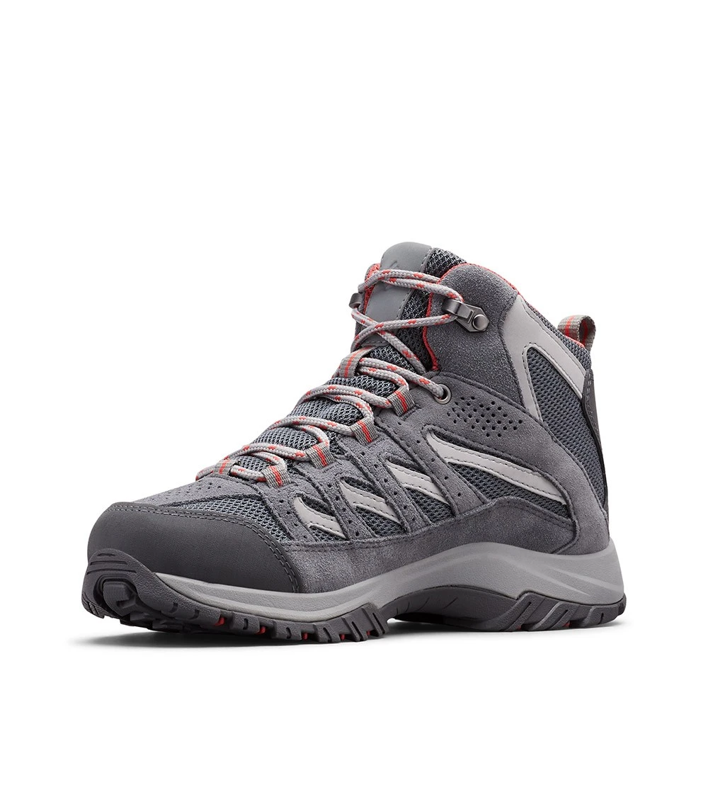 Columbia Crestwood Waterproof Mid Hiking Boots - Womens Graphite / Daredevil 4 Columbia Crestwood Waterproof Mid Hiking Boots - Womens Graphite / Daredevil - Image 4