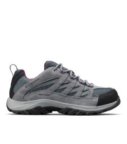 Columbia Crestwood Waterproof Low Hiking Shoe - Womens Graphite / Wild Iris