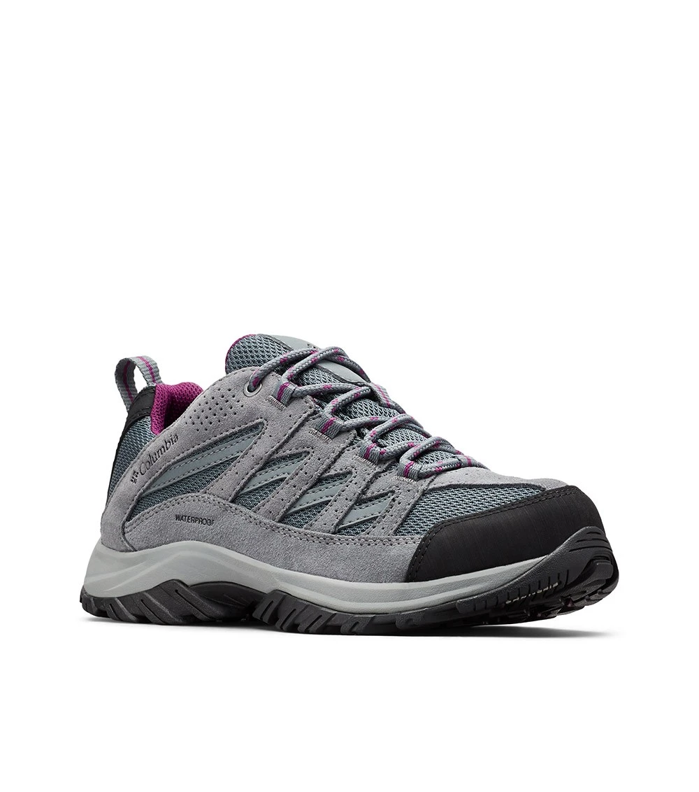 Columbia Crestwood Waterproof Low Hiking Shoe - Womens Graphite / Wild Iris 2 Columbia Crestwood Waterproof Low Hiking Shoe - Womens Graphite / Wild Iris - Image 2