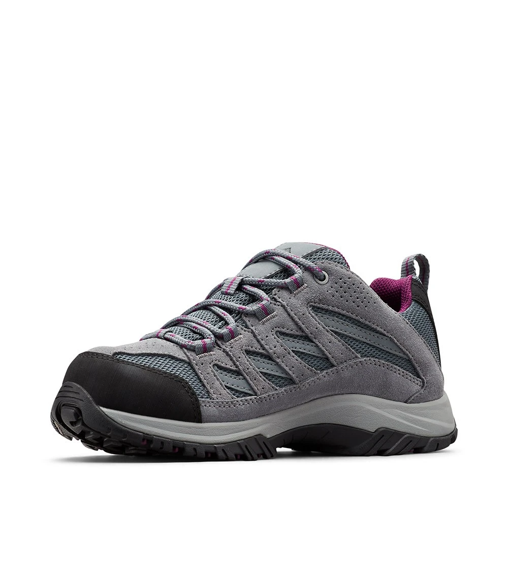 Columbia Crestwood Waterproof Low Hiking Shoe - Womens Graphite / Wild Iris 4 Columbia Crestwood Waterproof Low Hiking Shoe - Womens Graphite / Wild Iris - Image 4