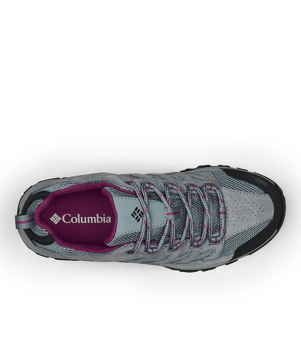 Columbia Crestwood Waterproof Low Hiking Shoe - Womens Graphite / Wild Iris 8 Columbia Crestwood Waterproof Low Hiking Shoe - Womens Graphite / Wild Iris - Image 8