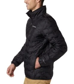 Columbia Delta Ridge Down Insulated Jacket - Mens Black -Columbia Sale Store 1875902 010 3