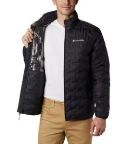 Columbia Delta Ridge Down Insulated Jacket - Mens Black -Columbia Sale Store 1875902 010 5