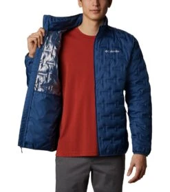 Columbia Delta Ridge Down Insulated Jacket - Mens Night Tide -Columbia Sale Store 1875902 452 5