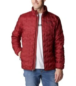 Columbia Delta Ridge Down Insulated Jacket - Mens Red Jasper