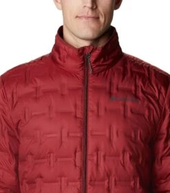 Columbia Delta Ridge Down Insulated Jacket - Mens Red Jasper -Columbia Sale Store 1875902 664 4