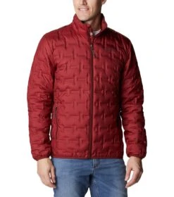 Columbia Delta Ridge Down Insulated Jacket - Mens Red Jasper -Columbia Sale Store 1875902 664 6