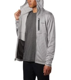 Columbia Tech Trail Full Zip Hoodie - Mens Columbia Grey -Columbia Sale Store 1883331 039 5